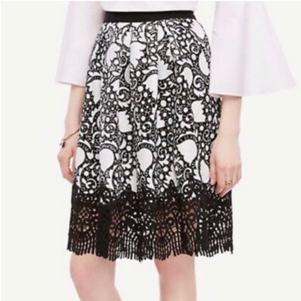 Ann Taylor Tulip Full Skirt 12